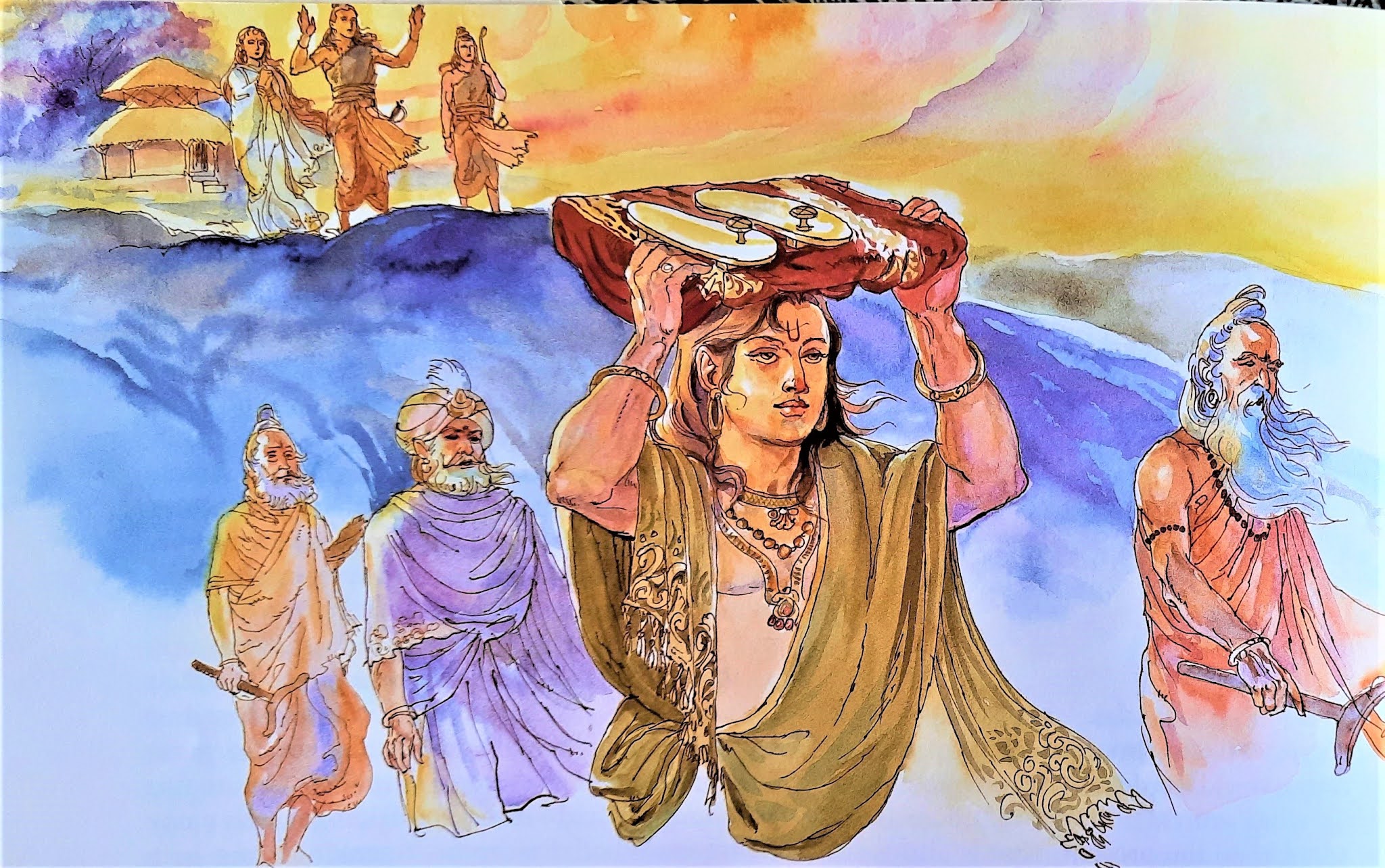 Rāmāyaṇa - Ayodhyā-kāṇḍa - Part 9 - Bharata returns with Rāma's Pāduka